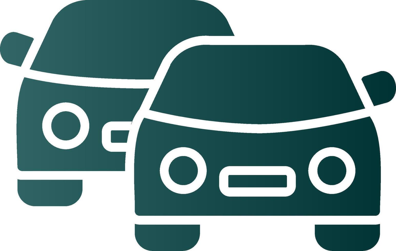 Cars Glyph Gradient Icon vector