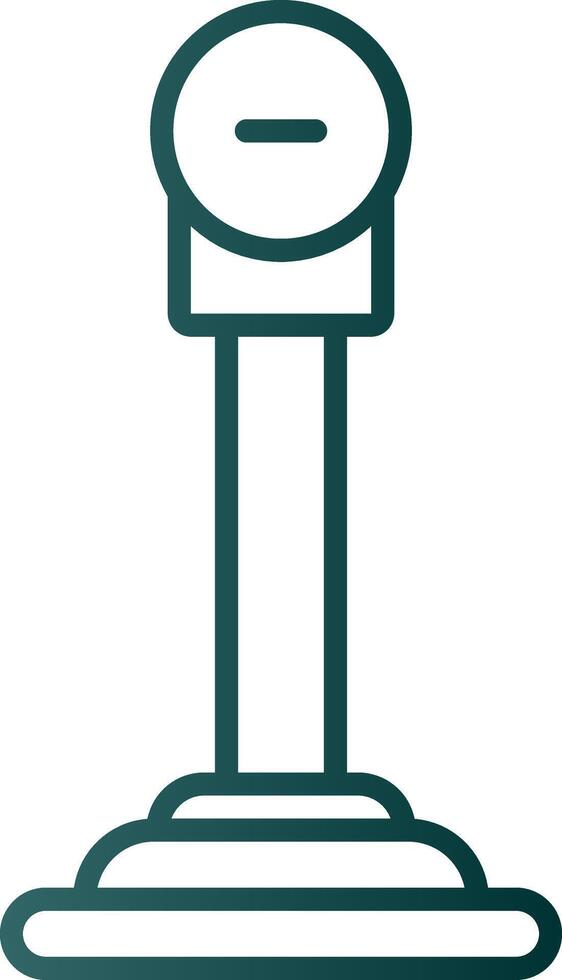 Gear Line Gradient Icon vector