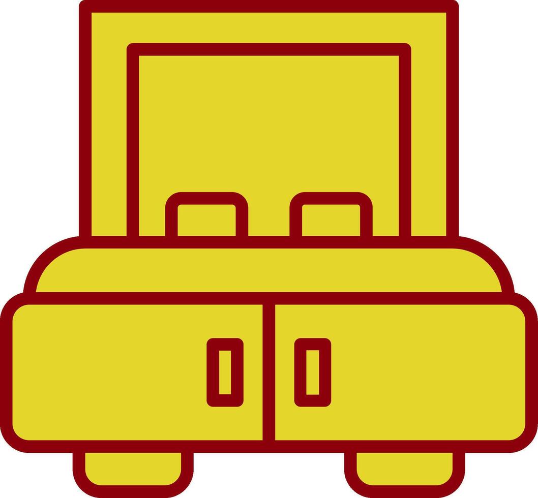 King Size Vintage Icon Design vector