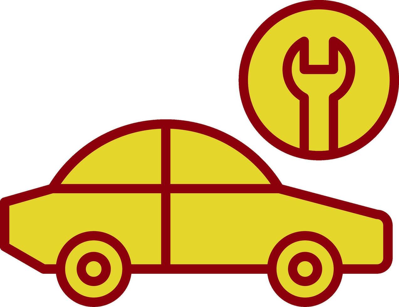 Car Service Vintage Icon Design vector