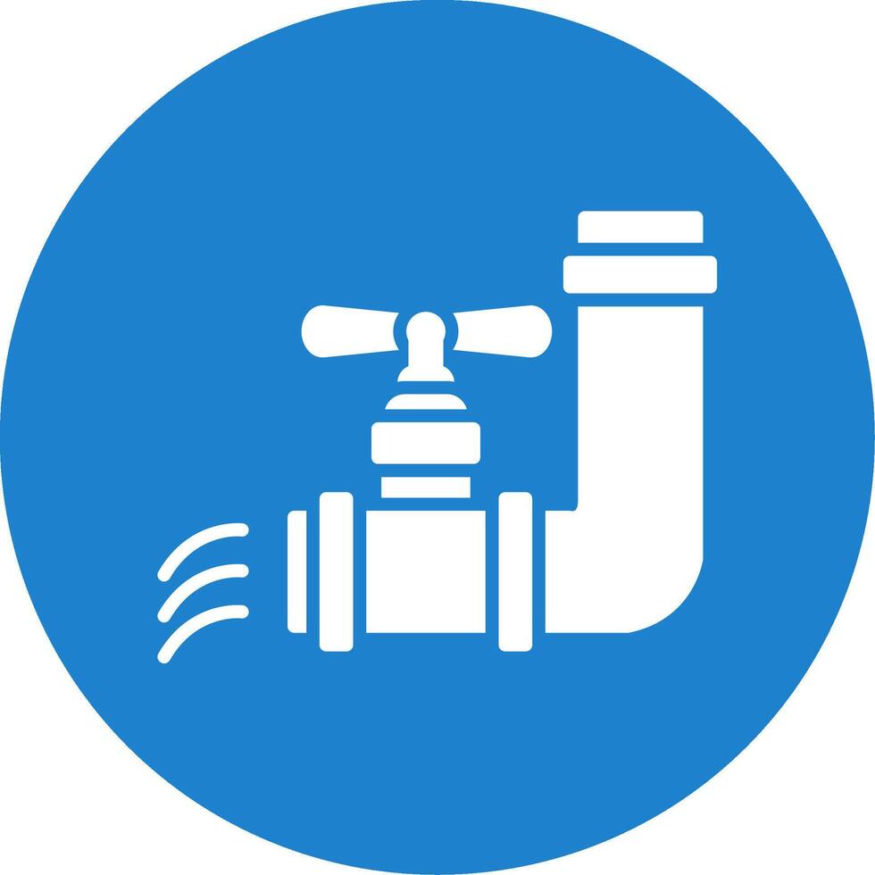 Water Supply Multi Color Circle Icon vector
