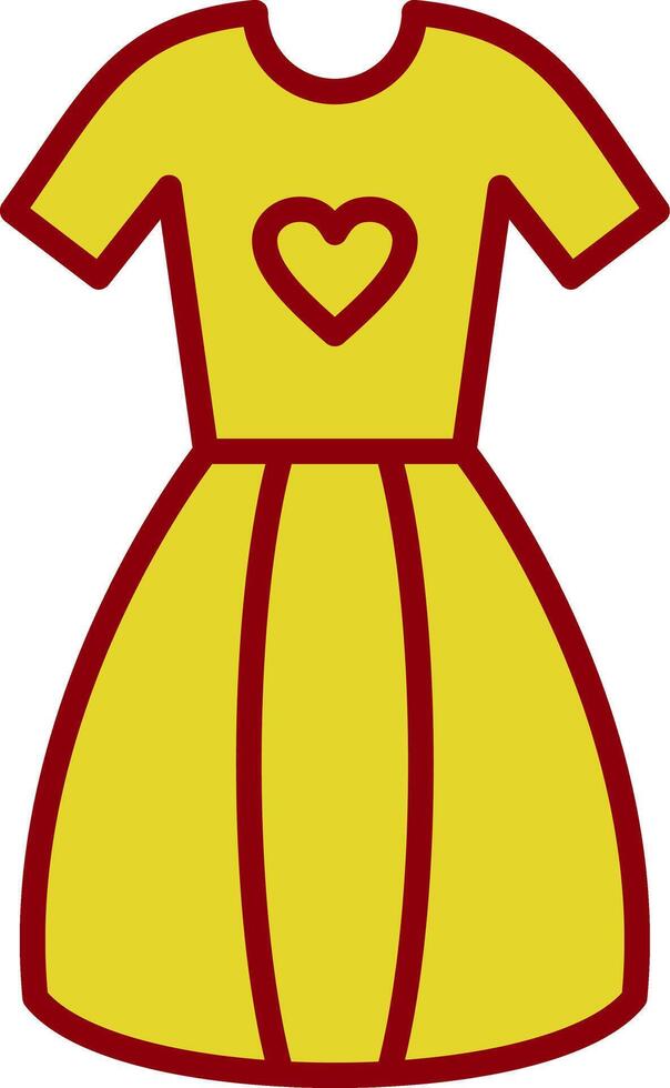 Dress Vintage Icon Design vector