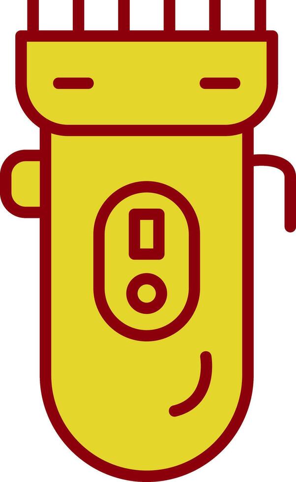 Electric Shaver Vintage Icon Design vector