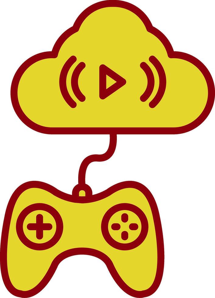 Cloud Vintage Icon Design vector