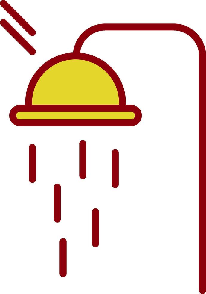 Power Shower Vintage Icon Design vector