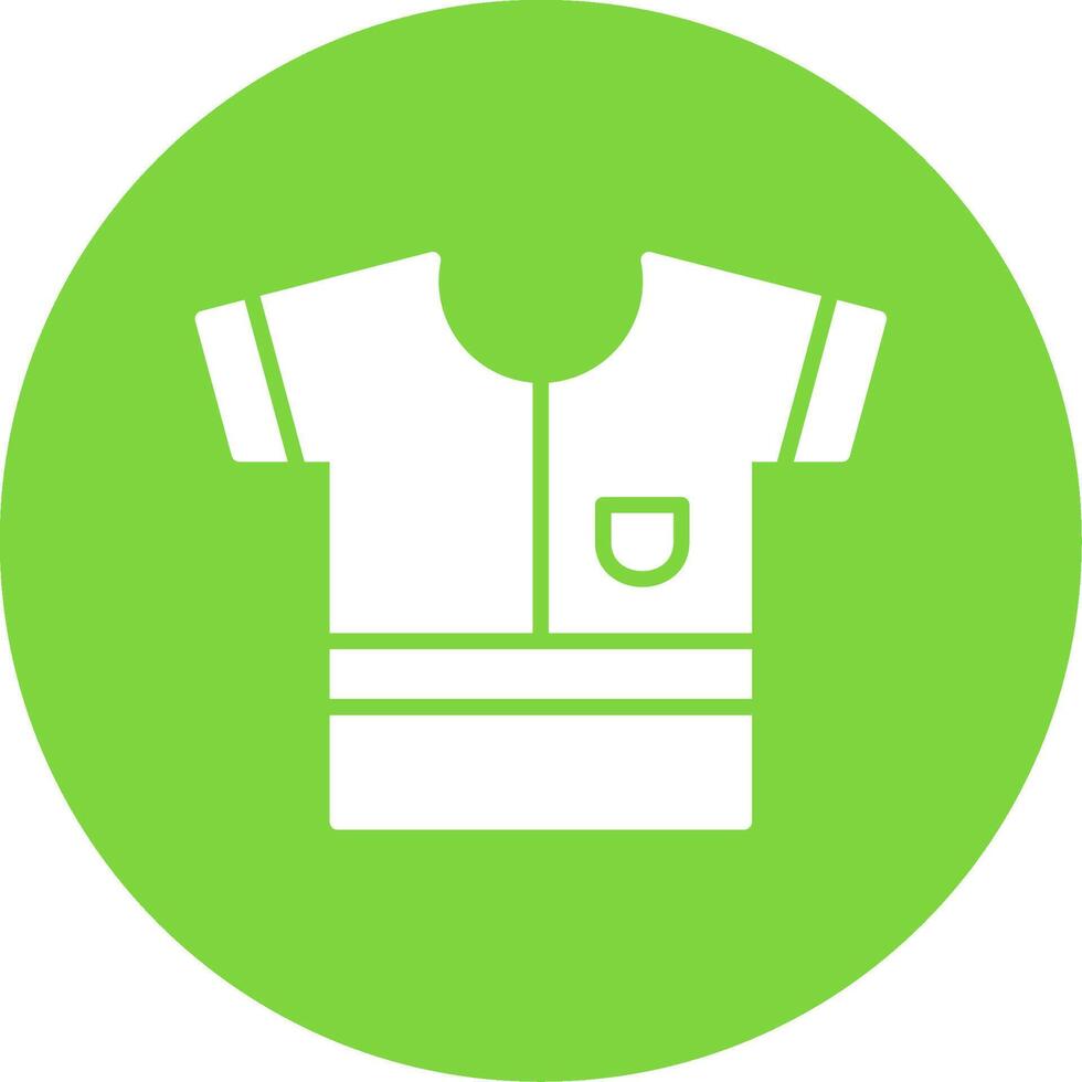 Shirt Multi Color Circle Icon vector