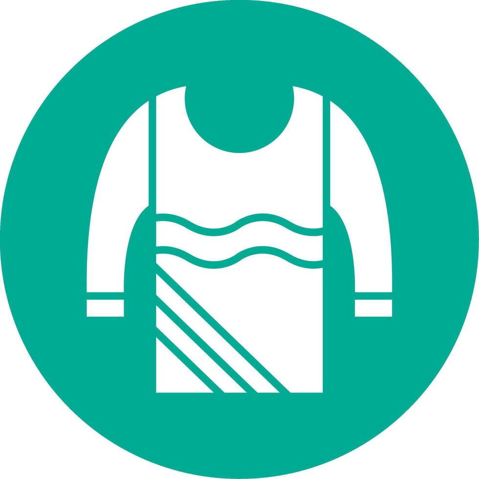 Sweater Multi Color Circle Icon vector