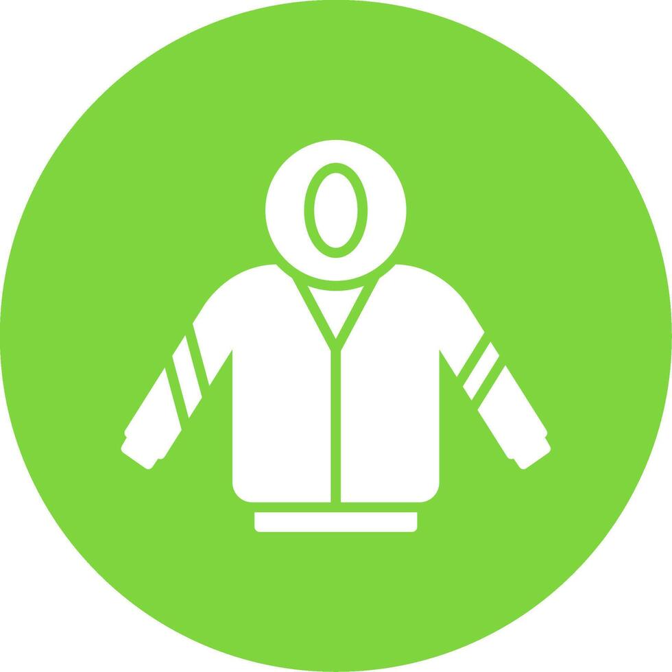 Hoodie Multi Color Circle Icon vector