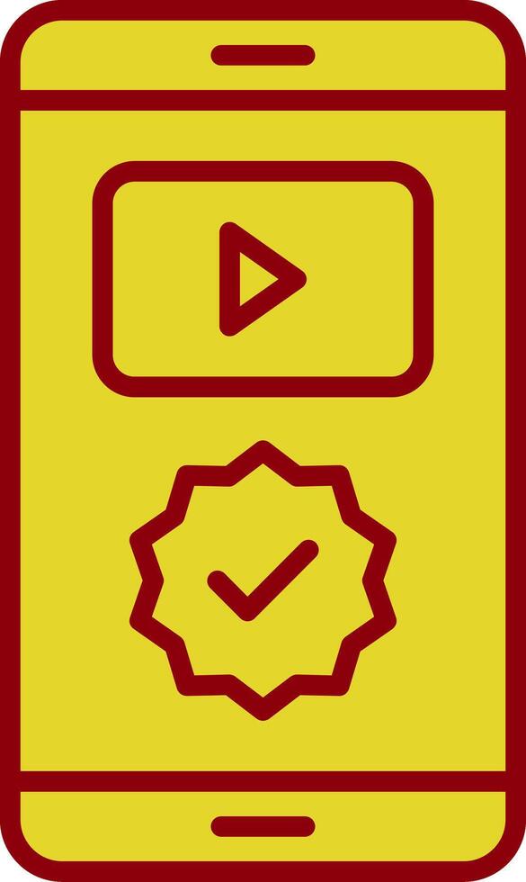Approved Vintage Icon Design vector