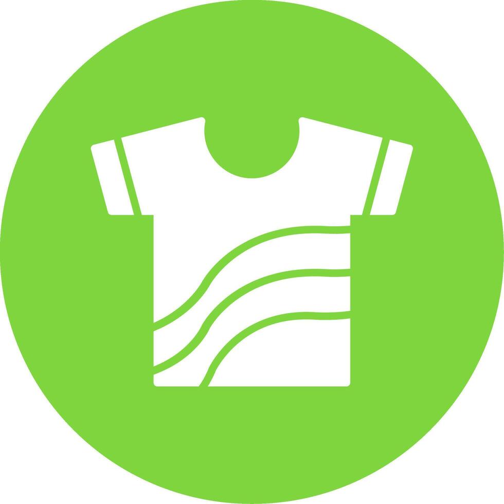 Shirt Multi Color Circle Icon vector