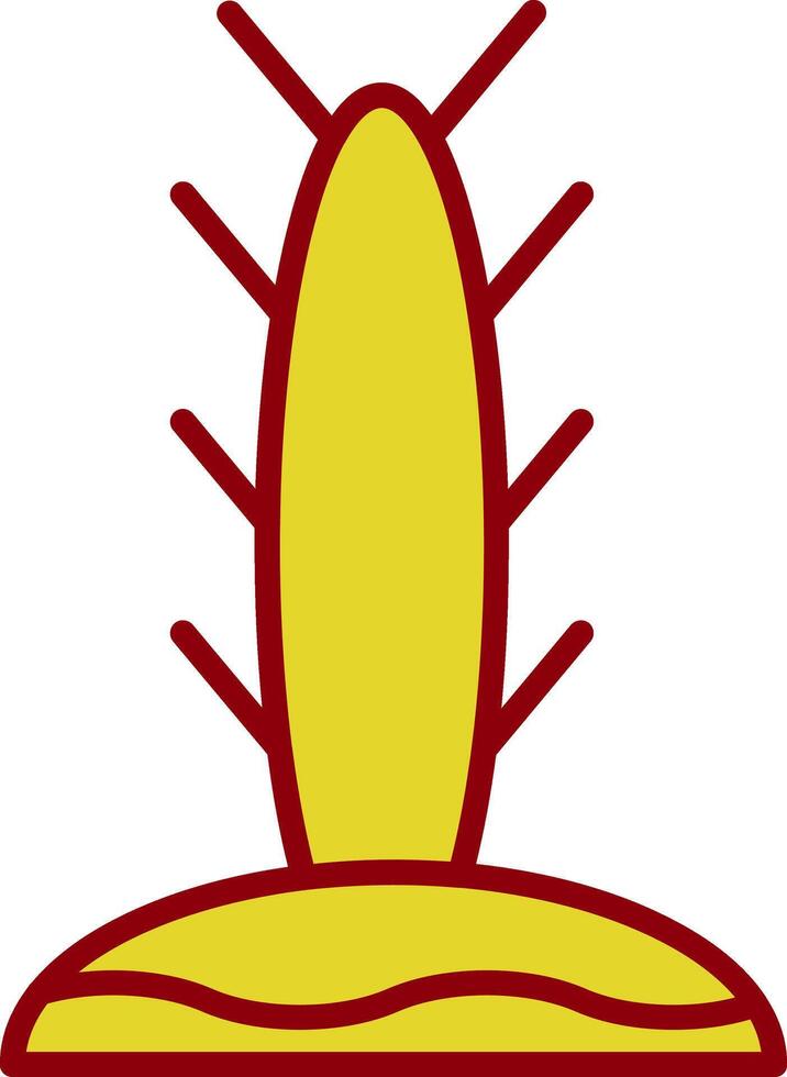 Cactus Vintage Icon Design vector