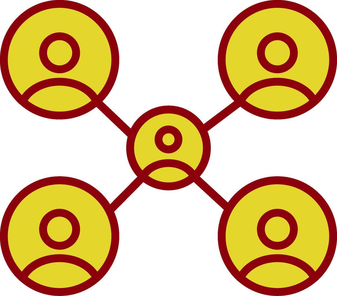 Networking Vintage Icon Design vector