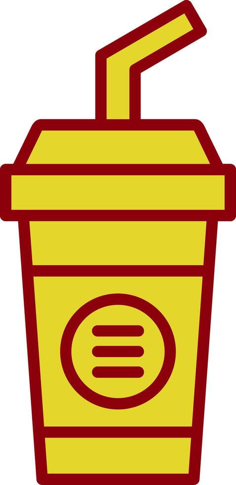 Cold Drink Vintage Icon Design vector