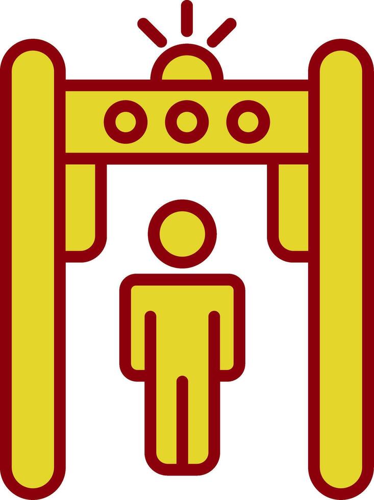 Metal Detector Vintage Icon Design vector