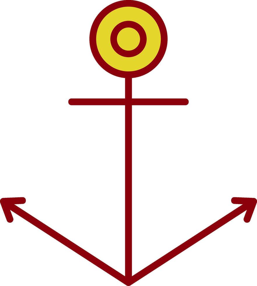 Anchor Vintage Icon Design vector