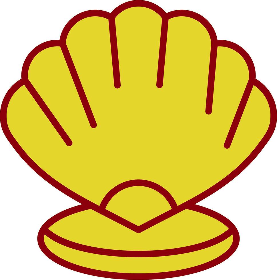 Shell Vintage Icon Design vector
