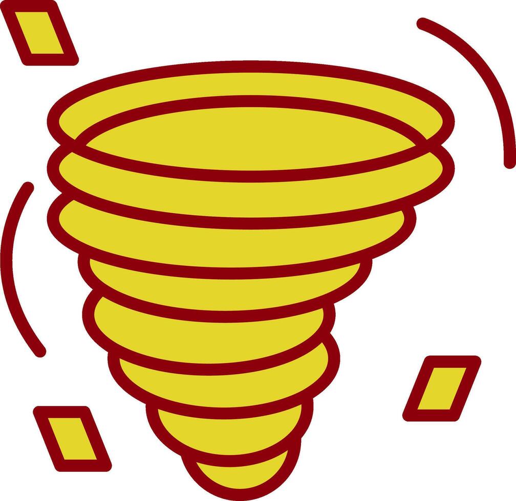 Tornado Vintage Icon Design vector