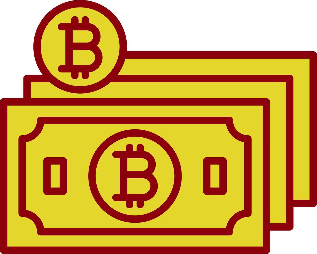 Bitcoin Cash Vintage Icon Design vector