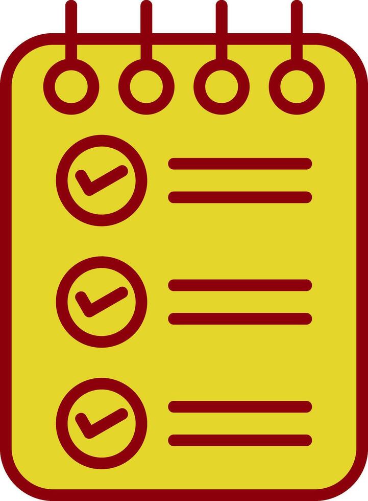 Check List Vintage Icon Design vector
