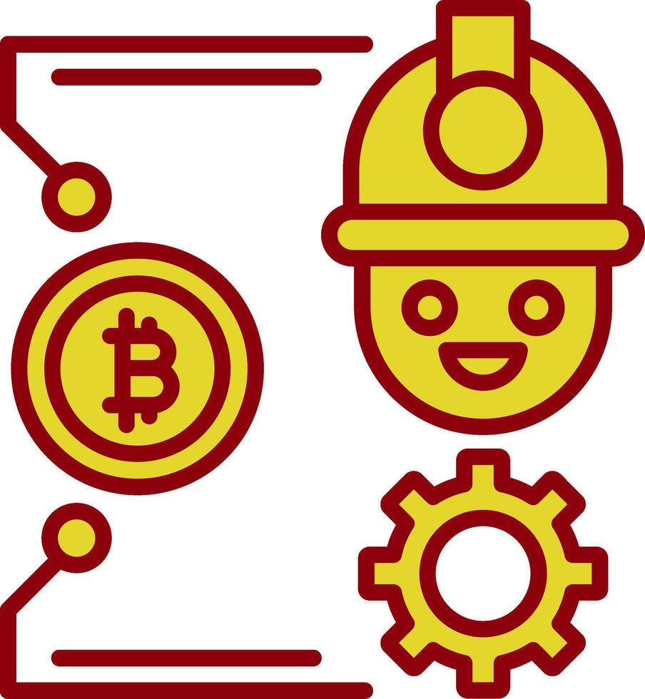 bitcoin arte Clásico icono diseño vector