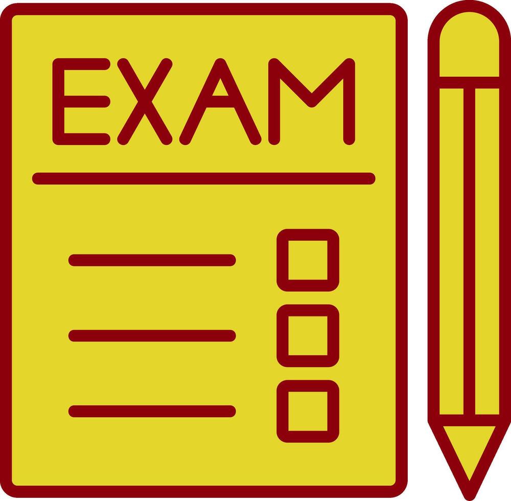 Exams Vintage Icon Design vector