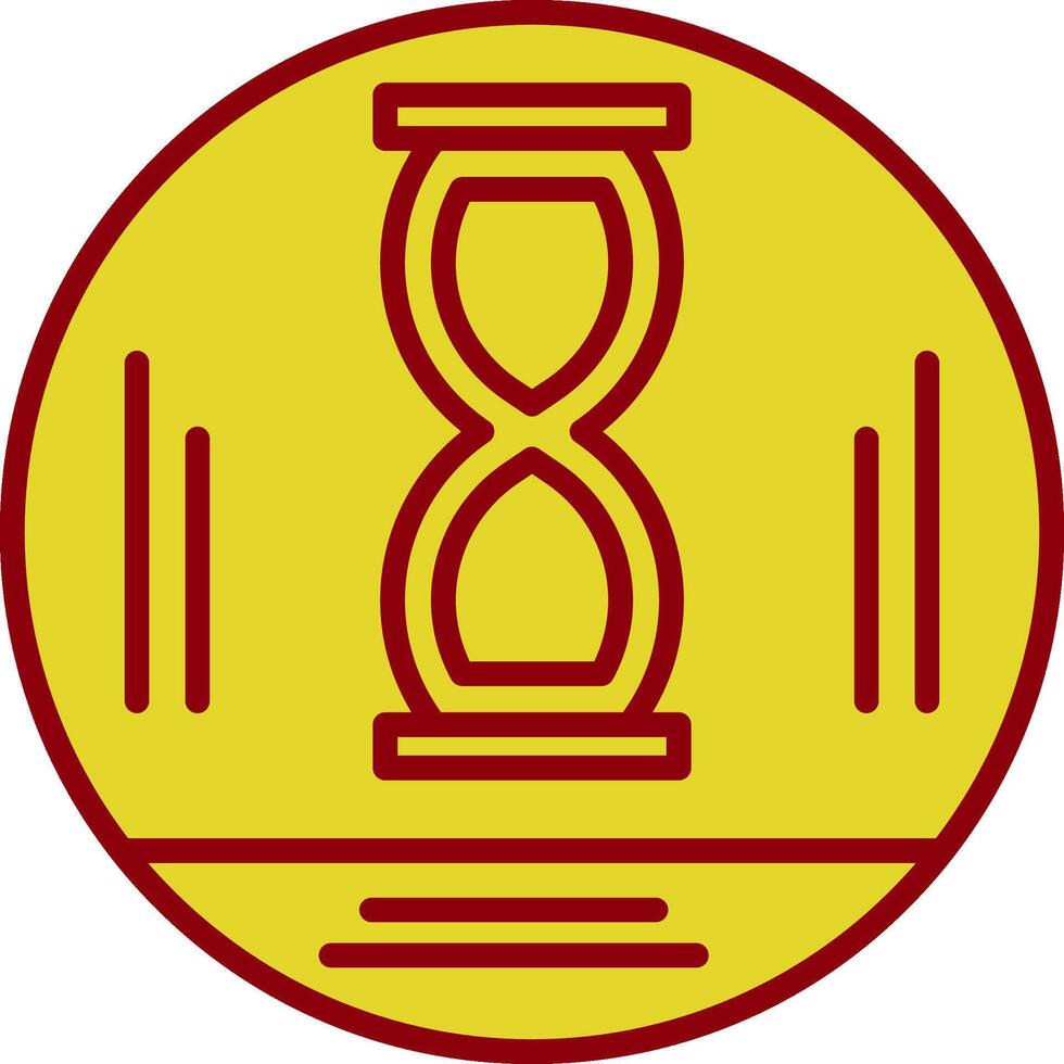 reloj de arena Clásico icono diseño vector