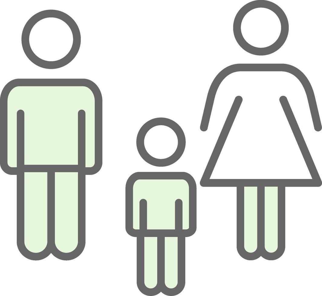 Family Fillay Icon Design vector