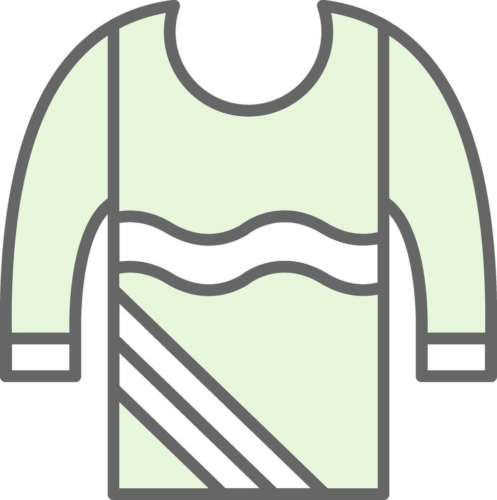 Sweater Fillay Icon Design vector