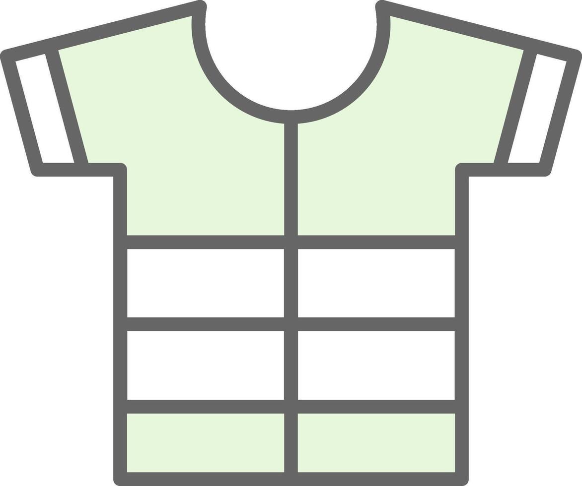 Shirt Fillay Icon Design vector