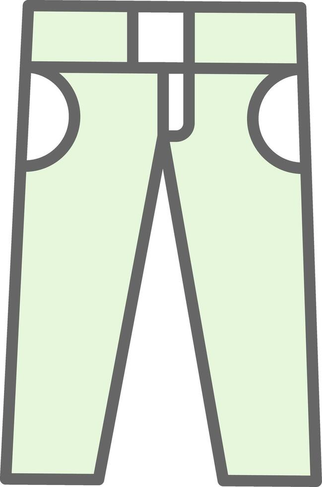 Jeans Fillay Icon Design vector