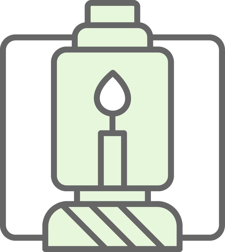 Lantern Fillay Icon Design vector