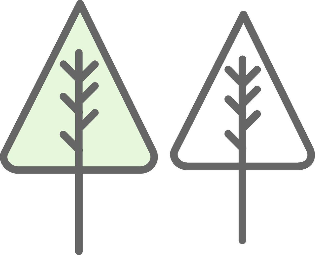 pino relleno icono diseño vector