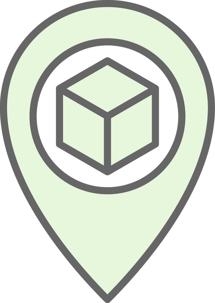 Street Map Fillay Icon Design vector