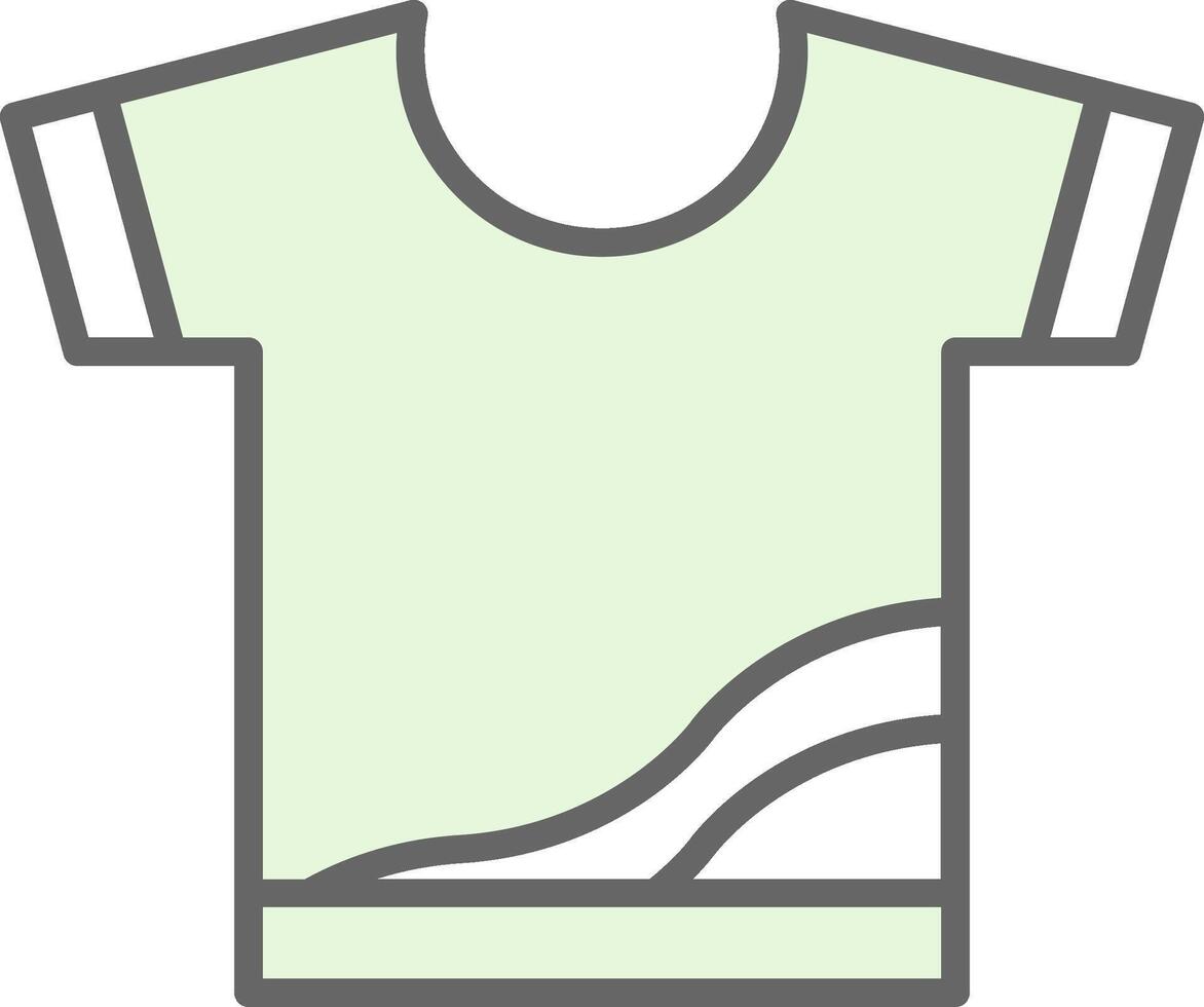 camisa relleno icono diseño vector