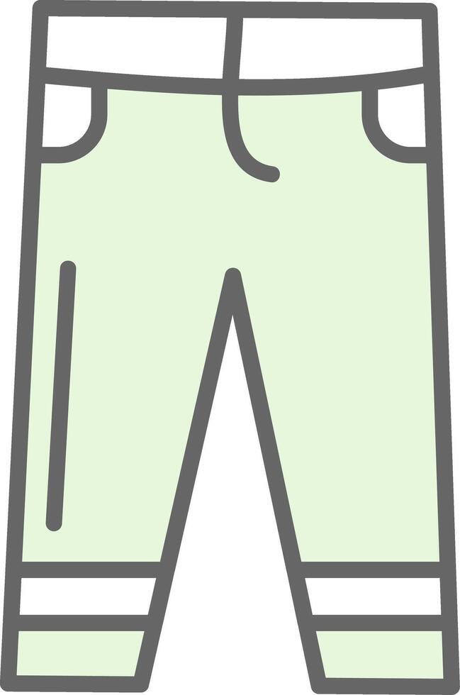 Trousers Fillay Icon Design vector