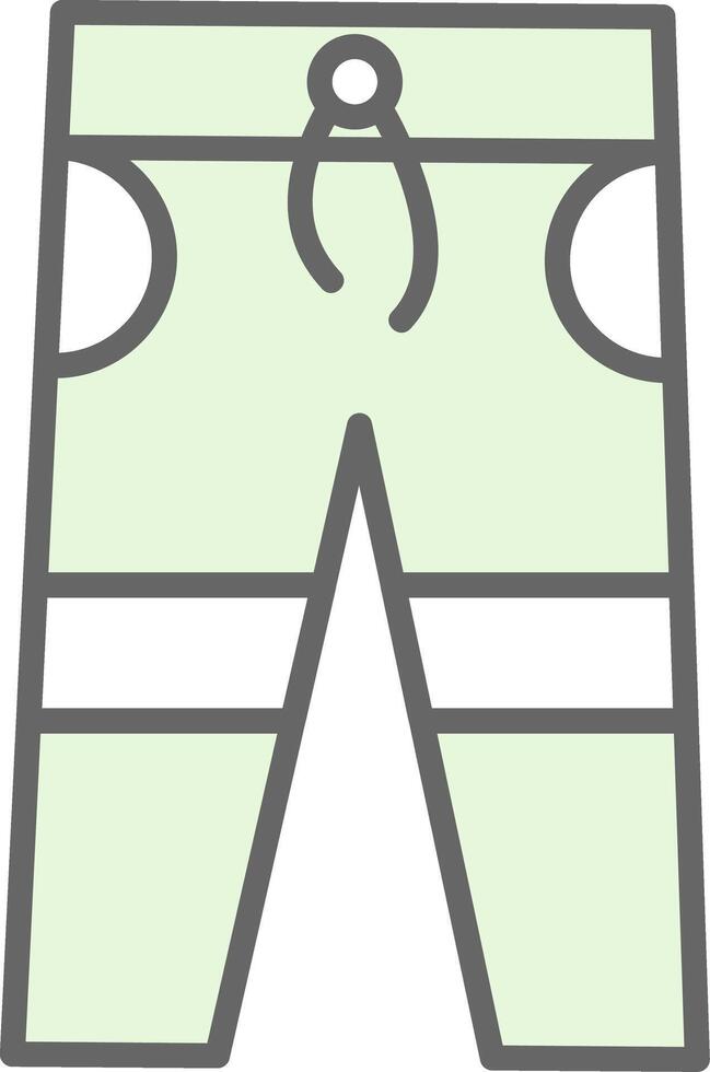 Trousers Fillay Icon Design vector