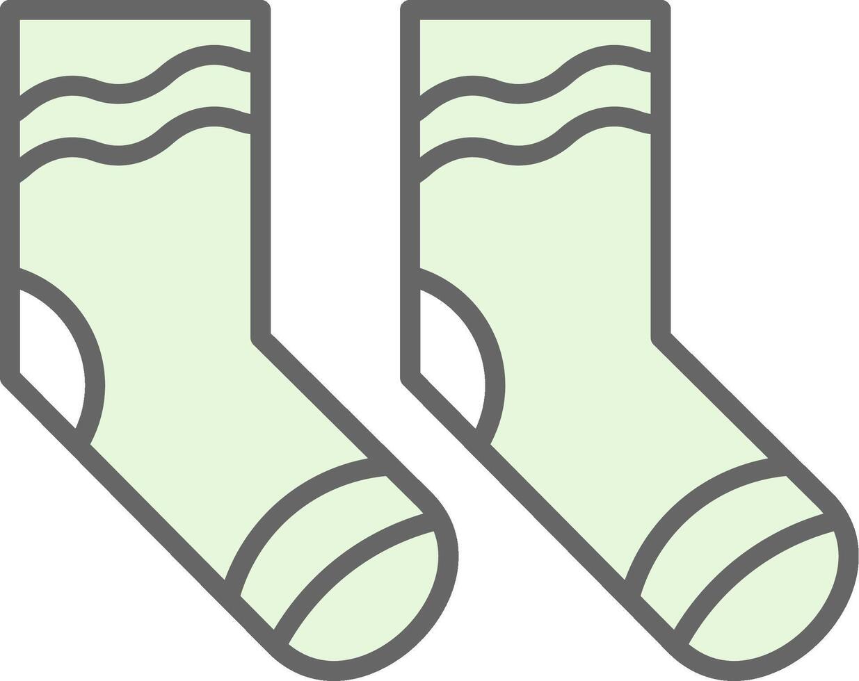 Socks Fillay Icon Design vector