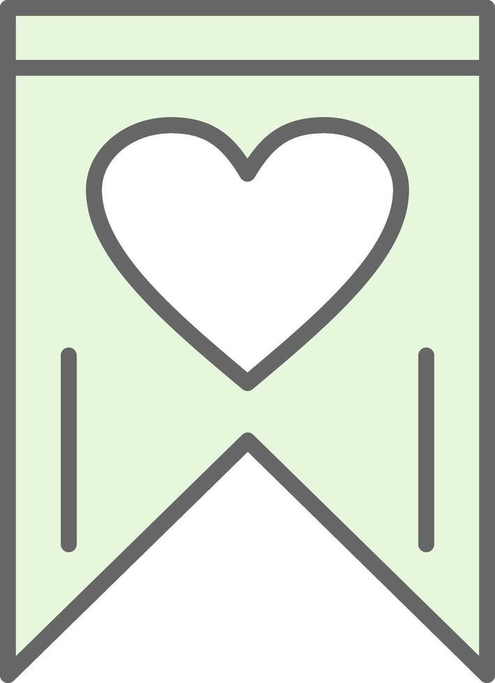 Favourite Fillay Icon Design vector