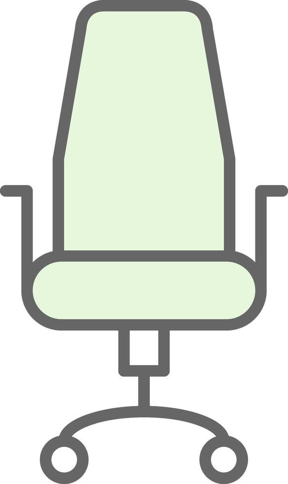 Chair Fillay Icon Design vector
