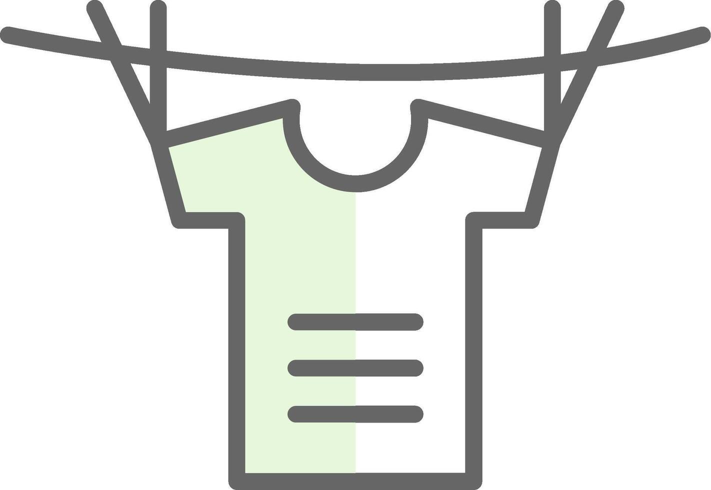 Shirt Fillay Icon Design vector