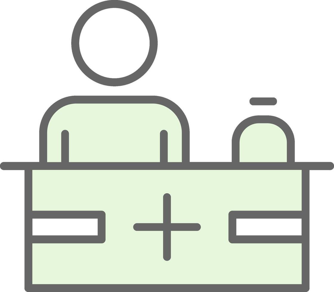 Reception Fillay Icon Design vector