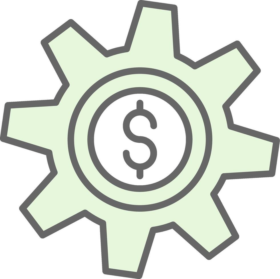 Money Management Fillay Icon Design vector