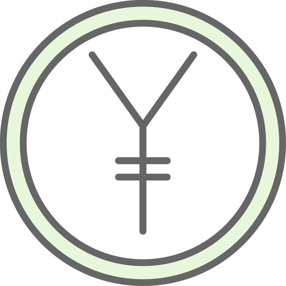 Yen Fillay Icon Design vector