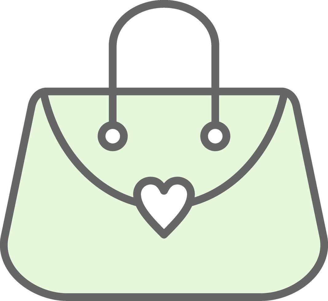 Purse Fillay Icon Design vector