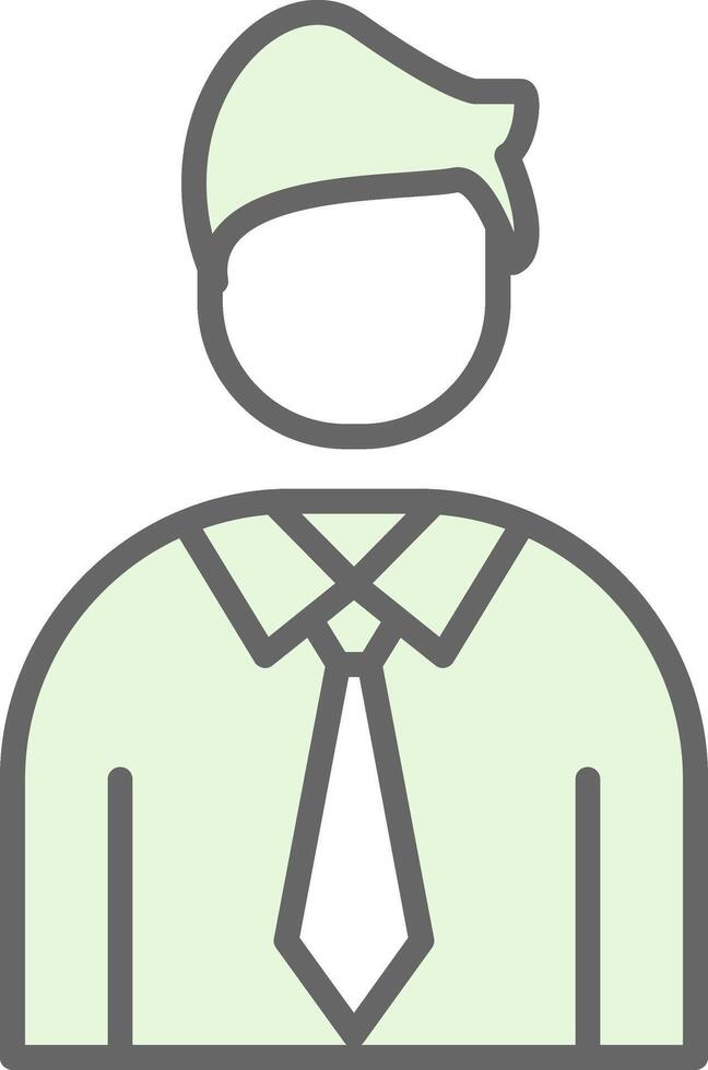 Employee Fillay Icon Design vector