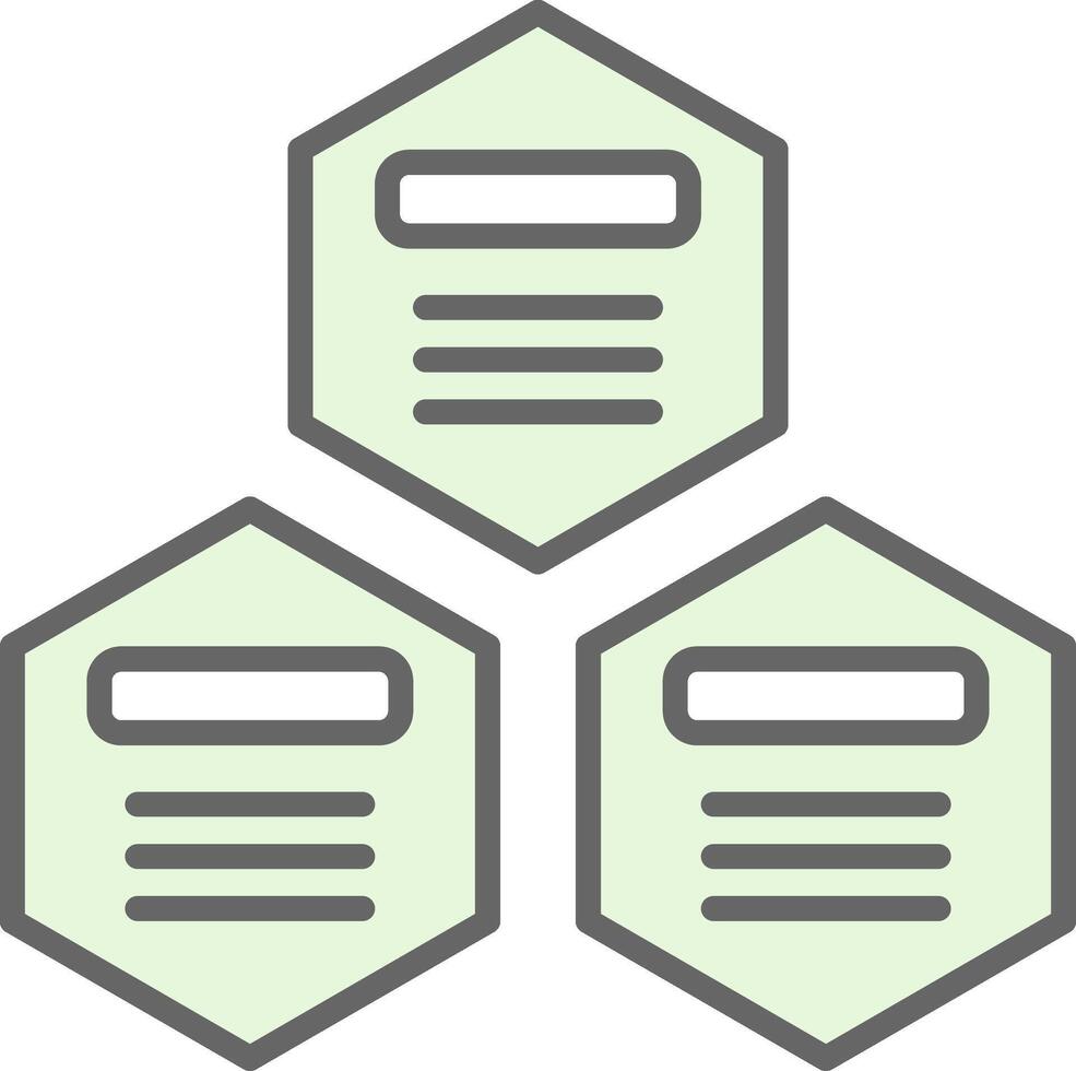 Infographic Elements Fillay Icon Design vector