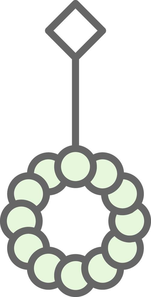 Belly Piercing Fillay Icon Design vector