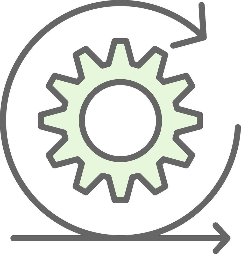 Scrum Fillay Icon Design vector
