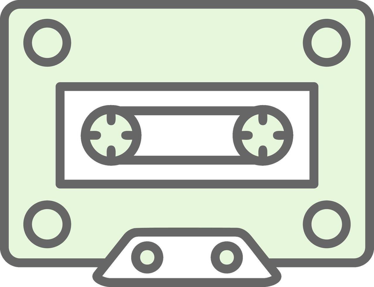 Cassette Fillay Icon Design vector