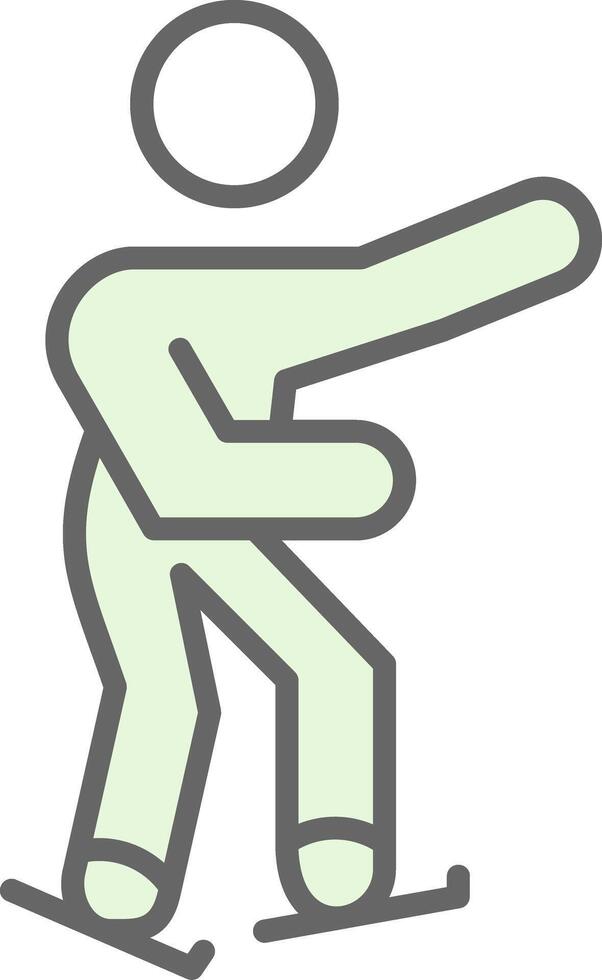 Skater Fillay Icon Design vector